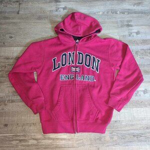 London England Zip Up Hoodie Sweatshirt * Child 9/11